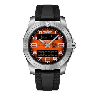 Breitling Aerospace B70 Orbiter 25e Verjaardag 43mm Herenhorloge Oranje Rubber EB70101A1O1S1