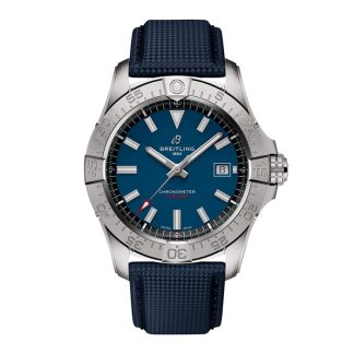 Breitling Avenger Automatic 42mm Herenhorloge Blauw Leer A17328101C1X1