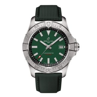 Breitling Avenger Automatic 42mm Herenhorloge Groen Leer A17328101L1X1