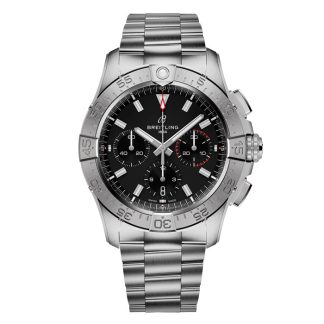 Breitling Avenger B01 Chronograaf 42 heren horloge zwart roestvrij staal AB0146101B1A1