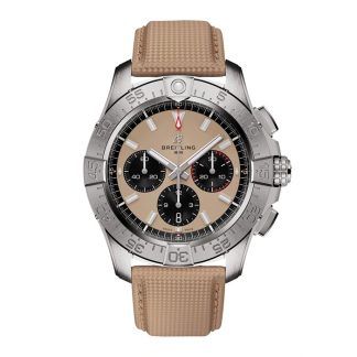 Breitling Avenger B01 Chronograaf 44mm Herenhorloge Beige Leer AB0147101A1X1
