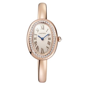Cartier Baignoire De Cartier Horloge Klein Model Maat 15 Quartz uurwerk Rose Gold Case WJBA0041