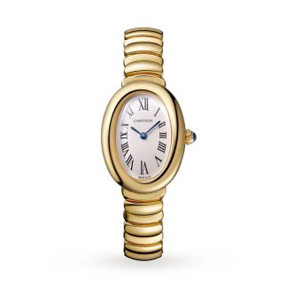 Cartier Baignoire De Cartier Horloge Klein Model Quartz uurwerk 18K Geel Goud WGBA0043