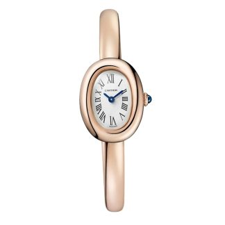 Cartier Baignoire De Cartier Horloge Mini Model Maat 16 Quartz uurwerk Rose Goud WGBA0020