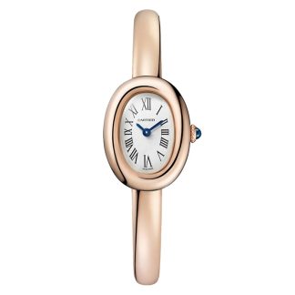 Cartier Baignoire De Cartier Horloge Mini Model Maat 17 Quartz uurwerk Rose Goud WGBA0036
