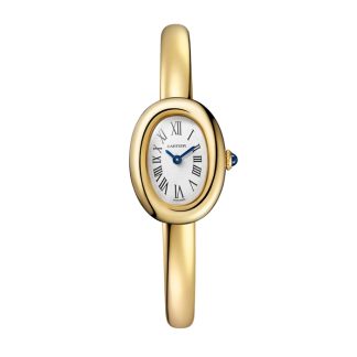 Cartier Baignoire De Cartier Horloge Mini Model Quartz uurwerk 18K Geel Goud WGBA0050
