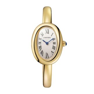 Cartier Baignoire Horloge Klein Model Maat 16 Quartz uurwerk Geelgoud Kast WGBA0025