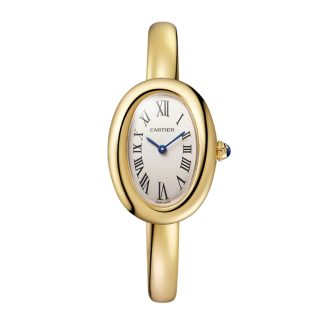 Cartier Baignoire Horloge Klein Model Maat 17 Quartz uurwerk Geelgoud Kast WGBA0037