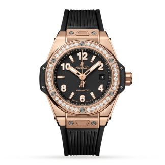Hublot Big Bang One Click King Goud Diamanten 33mm Horloge 485.OX.1180.RX.1204
