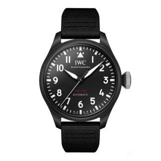 IWC Big Pilot Top Gun 43mm Herenhorloge Zwart IW329801