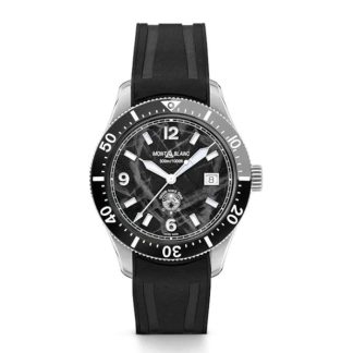 Montblanc 1858 Iced Black Sea 41mm Herenhorloge 129372