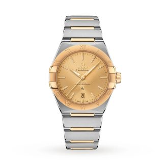 Omega Constellation 39mm Staal - Geel Goud Op Staal - Geel Goud O13120392008001