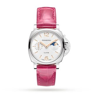 Panerai Luminor Due Luna Maanfase 38mm Dameshorloge Roze PAM01180