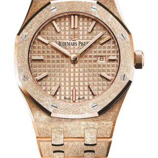 Replica Audemars Piguet Royal Oak Frosted Goud Kwarts 67653OR.GG.1263OR.02