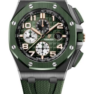 Replica Audemars Piguet Royal Oak Offshore Chronograaf Automatisch Groen 26405CE-OO-A056CA-01