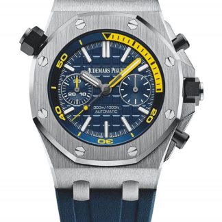 Replica Audemars Piguet Royal Oak Offshore Diver Chronograaf Blauw 26703ST.OO.A027CA.01