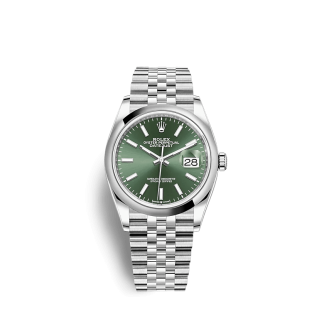 Replica Rolex Datejust 126200 36mm mintgroen