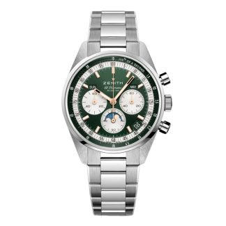 Zenith Chronomaster Origineel Staal 38mm Boutique Edition Herenhorloge Groen 03.3400.3610/40.M3200